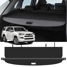 Bercicci Cargo Cover Compatible with Toyota 4Runner 2010-2025 Accessories Carbon Fiber Texture Retractable Trunk Cover Security Shield Luggage Privacy (Carbon Fiber Texture)