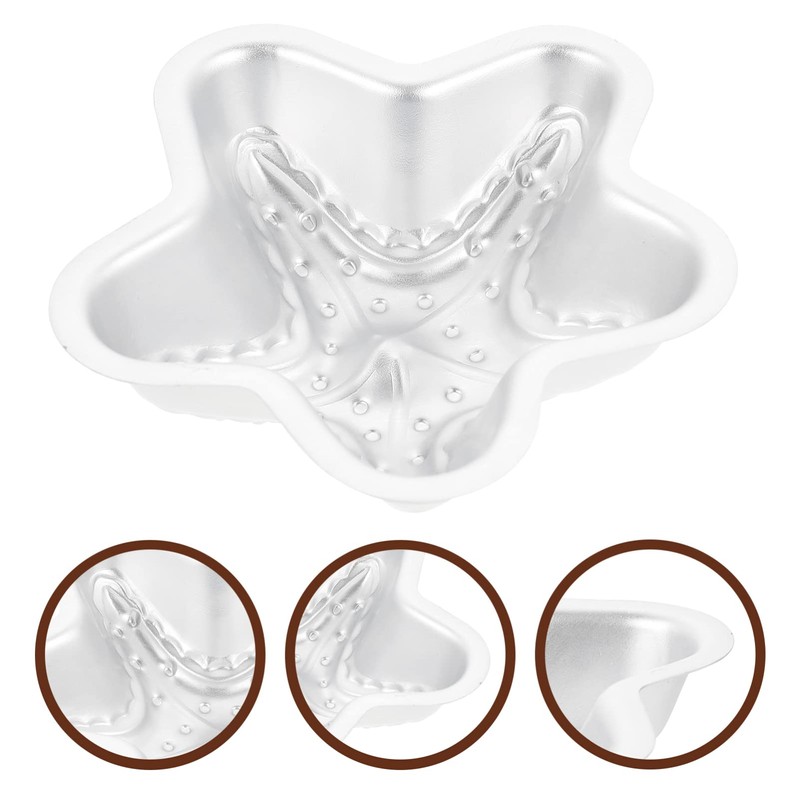 Ciieeo Model Shaped Mold Pudding Moulds Mini Baking Moulds Dessert