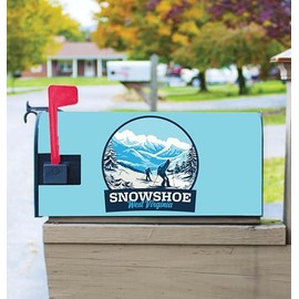 Snowshoe West Virginia Design A Souvenir Magnetic Mailbox Cover