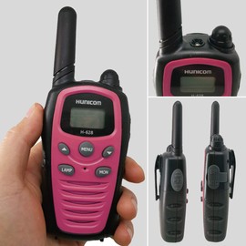 HUNICOM Walkie Talkies for Girls Women with Long Range - PMR 16 Channels Walki Talki Radios VOX with Torch LED