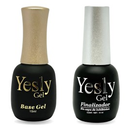 Kit Gel Semipermanente Yesly Base Prime Top Coat