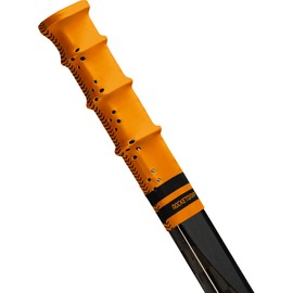 ROCKETGRIP Hockey Stick Hole Replacement Grip - Better Than Grip Tapes - Long Lasting Premium Quality Easy to Install Ice Hockey Sports Grip for Adults and Kids (Orange)