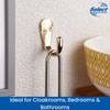 Select Hardware 2X Single Robe Coat Hooks with Screws, Polished