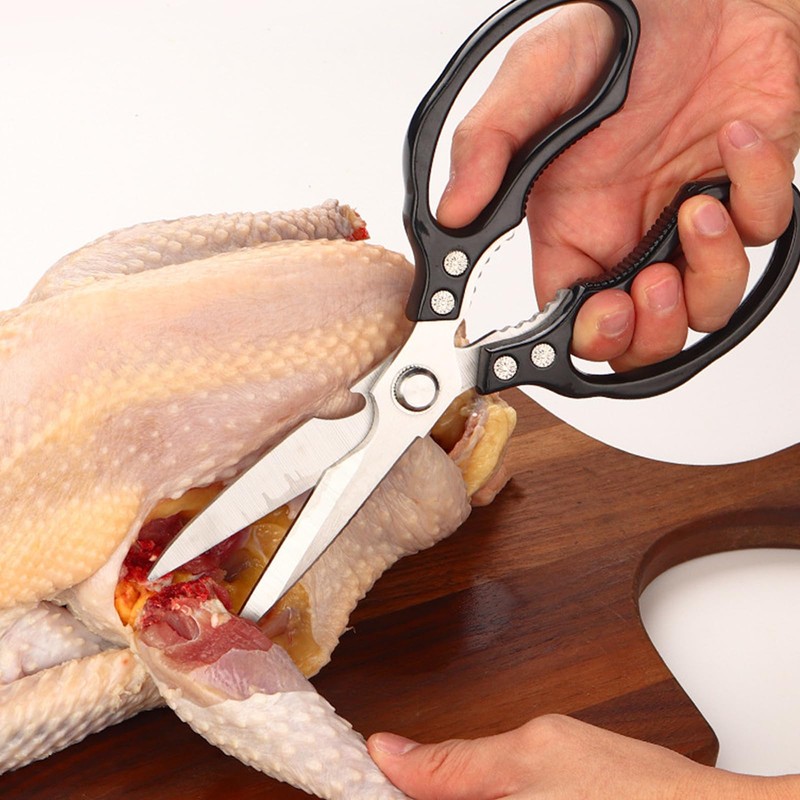 Kitchen scissors, household scissors, stainless steel, all-purpose scissors, heavy sharp