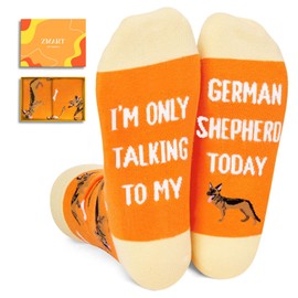 Zmart Novelty Unisex German Shepherd Socks for Women Men, Crazy German Shepherd Gifts Silly Fun Funny Socks