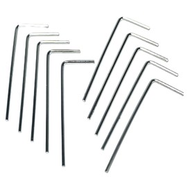 ZQToday 10pcs 0.9mm Allen Wrench sets,0.9mm Hex Key Wrench set,0.9mm Hex Driver allen key Door Key L Shaped hex wrench set.0.9mm Hex Wrench