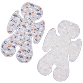 HuuiotPdd Car Seat Cooling Pad for Toddler, Double Sided Seat Cooler Pad Kids, Gel Baby Cooling Mat Cushion for Stroller, Baby Chair, Child Safety Car Seat, Keep Cool in Summer, Grey