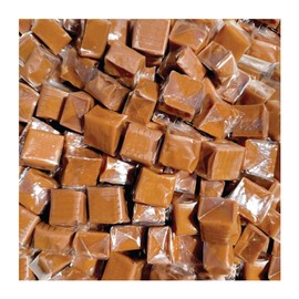 Caramel Candy - 2 Pound Bulk Pack (About 150 Count) - Individually Wrapped Soft Caramels for Parties, Candy Bowls, Baking, and Gift Bags - Classic Creamy Cubes