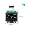 DiyStudio 2pcs 0.96 OLED i2c Inch Organic Module IIC/I2C Interface