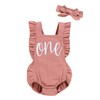 Shalofer Baby Girls One Year Old Outfits First Birthday Romper