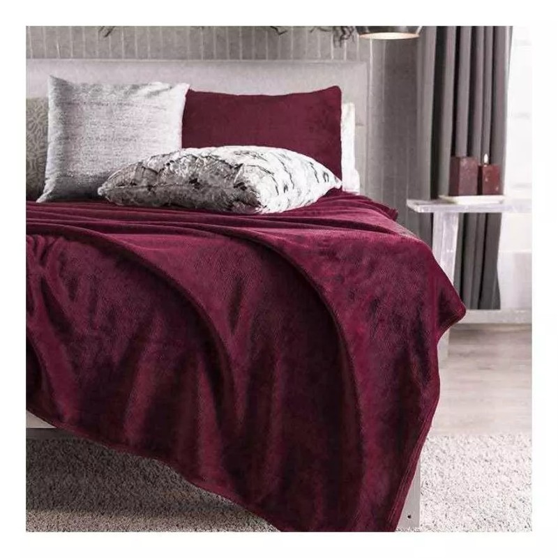 Vianney Cobertor Suave, Ligero & Elegante King & Queen Tinto