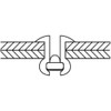 Lobtex NSA614MP Blind Rivets Eco Pack Aluminum/Steel 6-14 (Pack of