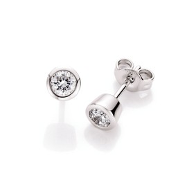 Spirit - New York Damen-Ohrstecker 925 Sterling Silber weiß 94002593