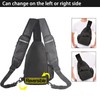 Aocmpxs Sling Bag，Shoulder Backpack Crossbody Backpacks for Women &Men Chest