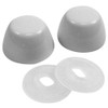 Danco 88972 Closet Bolts with Round Caps in White, Yellow