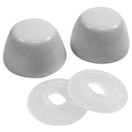 Danco 88972 Closet Bolts with Round Caps in White, Yellow