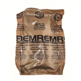 Genuine Military MRE - Menu 10 Chili And Macaroni with 2026 Inspection Date - MRE Meals Ready To Eat