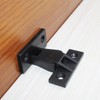 jojofuny 10Pcs Adjustable Cabinet Panel Connector, Black Nylon Push-On Fitting