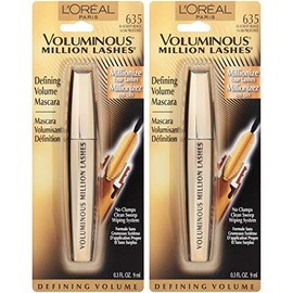 LOreal Paris Makeup Voluminous Million Lashes Mascara, Volumizing, Defining, Smudge-Proof, Clump-Free Lengthening, Collagen Infused Eye Makeup,...    
