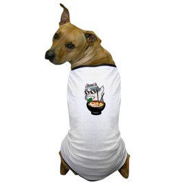 CafePress Funny Kawaii Cute Foodie Ramen Cat Dog T Shirt Dog T-Shirt, Pet Clothing, Funny Dog Costume
