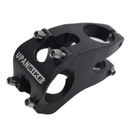 UPANBIKE 31.8mm Bike Stem Aluminum Alloy 50mm Length Bicycle Handlebar stem for Mountain Bike Road Bike Fixed Gear Bike(Black)