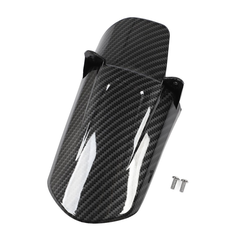 Motorcycle Rear Mudguard Carbon Fiber Pattern Wheel Tire Splash Proof