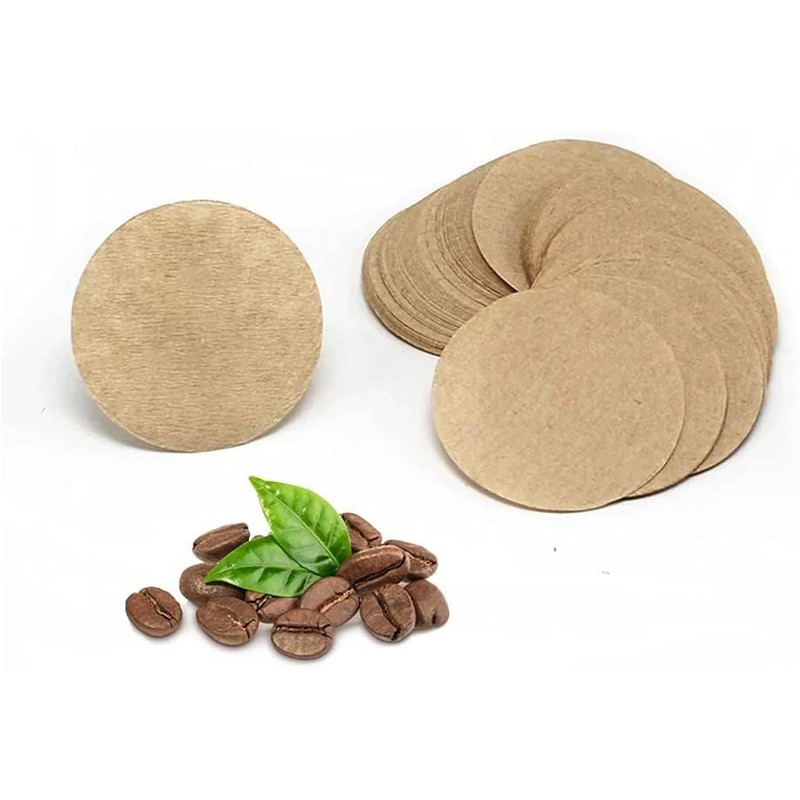Replacement Unbleached Paper Coffee Filters Round Coffee Maker Filters Compatible