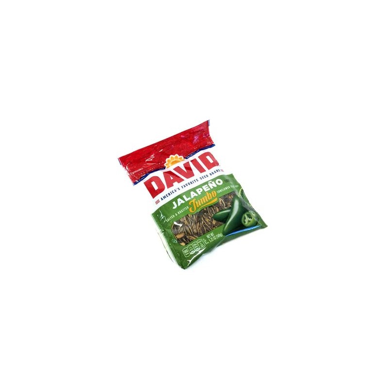 David Jumbo Sunflower Seeds Jalapeno Hot Salsa (Pack of 4)