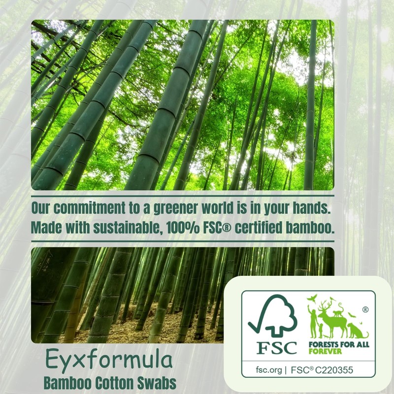 Eyxformula 200 Pcs 6 Inch Gun Cleaning Cotton Swabs with