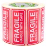 OliveBird Fragile Stickers 90 x 35 mm Large Labels White