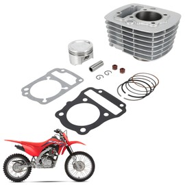 USTPO Dirt Bike Cylinder Sleeve Piston Rings Gasket for CRF125F CRF 125F 2014-2023 Top End Rebuild Kits Motorcycle Pit Bike