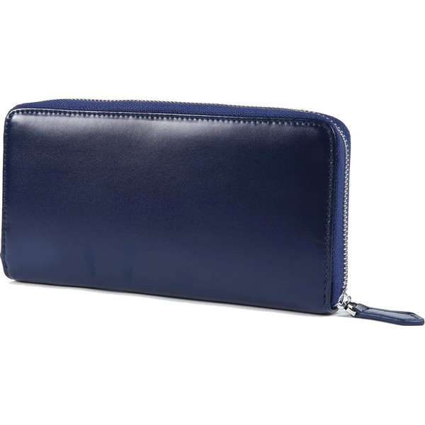 Legare Women's Men's Long Wallet, Coin Through, Genuine Leather, Large