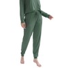 Joyaria Womens Long Sleeve Pajamas Set Soft Breathable Pjs Rounde