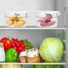Milkary 4Pcs Food Storage Container with Lids, Clear Round Dough