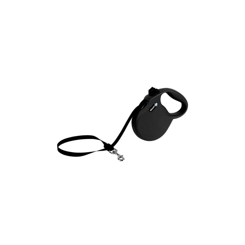 Alcott Wanderer Retractable Leash, Small, Black