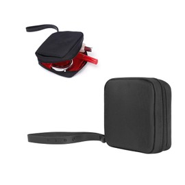 patu Handy Beauty Stuff Carry Case, Small Makeup Cosmetic Lipstick Travel Bag, Women Facial Cleanser Skincare Kit Pouch, Pencil Clutch, Portable Electronics Accessories Organizer, Black