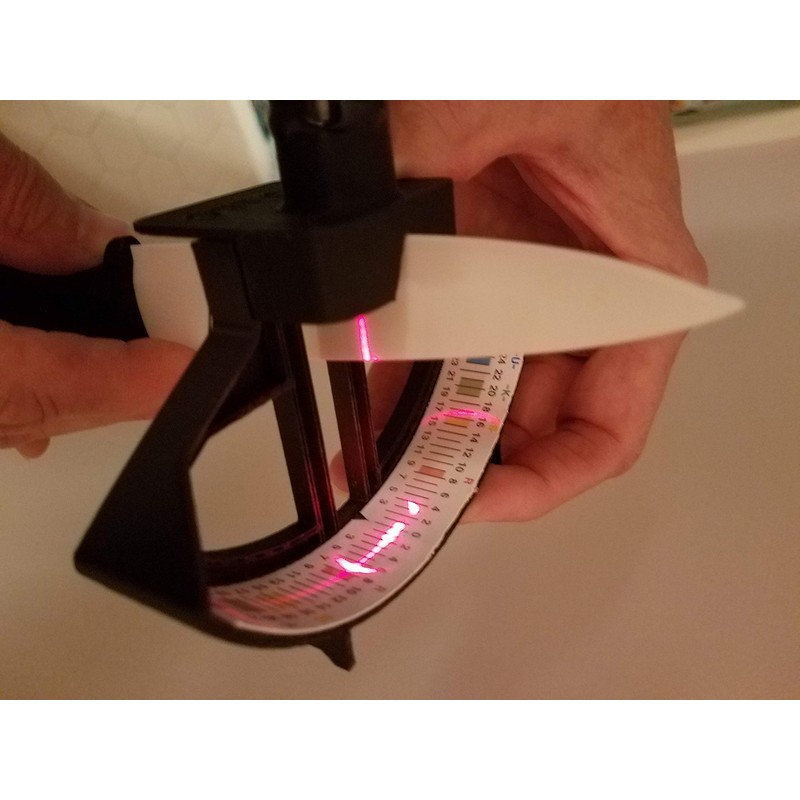 Laser Knife Edge Reader- See how sharp your knife is