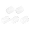 sourcing map 5pcs Rubber End Caps Protective Caps 21mm ID