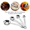 Stainless Steel Measuring Spoons, Measuring Spoons, Measuring Spoon Set, Stainless