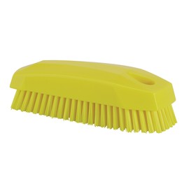 Vikan 6440 Nail Brush, Polyester, Yellow, 1