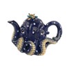 Blue Sky Ceramics Navy Blue Octopus Whimsical Teapot T-Pot, 23306