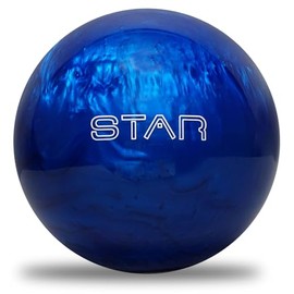 ELITE Star 6 LB Bowling Ball - Polyester - Medium Drilling - Great for Beginner Bowlers - Blue Pearl