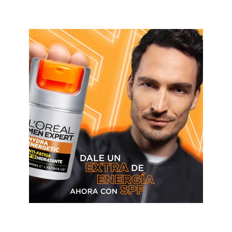 Men Expert Hydra Energetic Hidratante Anti-Fatiga Spf15 50 M