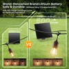 EIKOSON 48FT Solar String Lights Outdoor Waterproof, 30 Super Bright