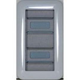 Panasonic Cosmo Series Wide 21 Simple Fireproof Switch Plate for Single Switch, White WTC7301W