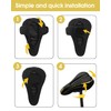 MSDADA - Funda acolchada de gel para asiento de bicicleta,
