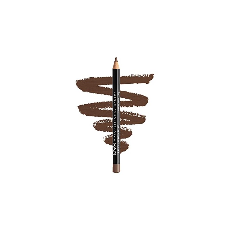 NYX PROFESSIONAL MAKEUP Slim Lip Pencil, Espresso, 0.04 Ounce