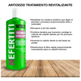 Tratamiento Antioxzid Nefertiti Keratina Revitalizante 1 Lt