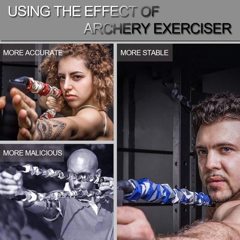 KIKIGOAL Archery Band Archery Exerciser Bow Trainer Strength Training for