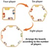 Grhonior Upgraded Version Interlocking Pegs and Jokers Board Game Wood,Multiplayer